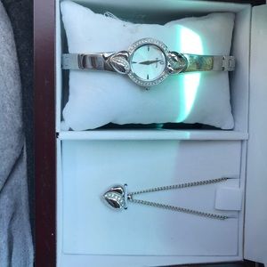 Bran New watch and necklace